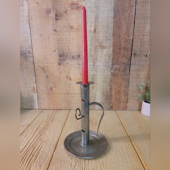 Tin Ware - Adjustable Metal Candle Holder - Picture 12 of 13